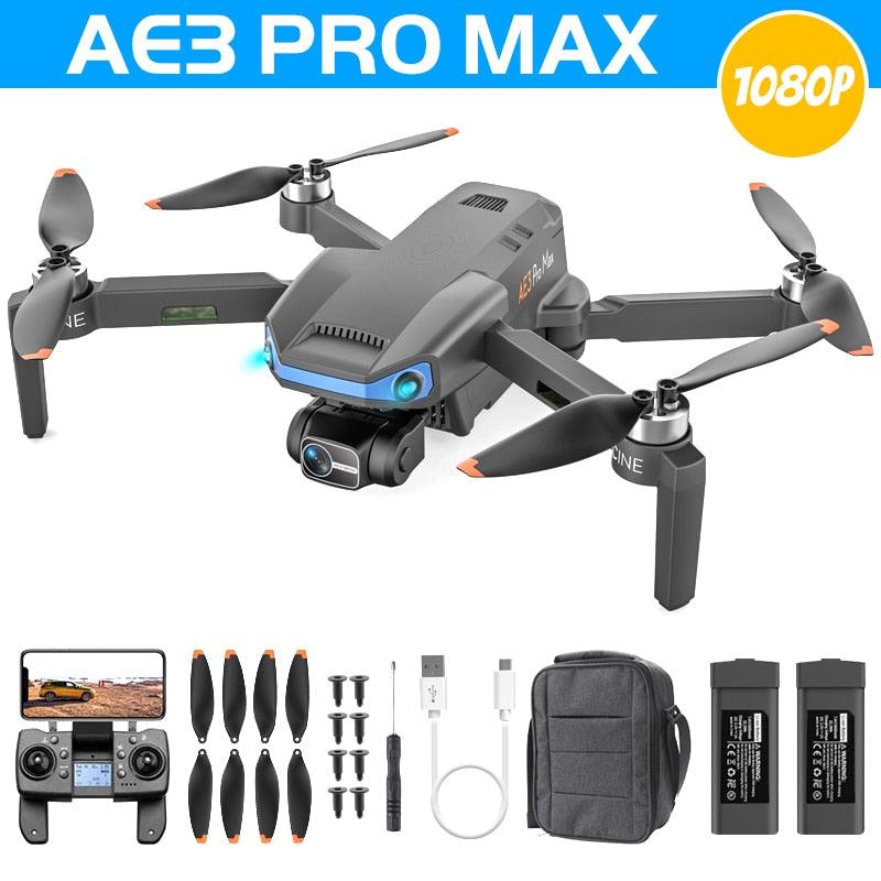 AE3 / AE3 PRO Max GPS Drone - 4K HD Dual Camera Professional Dron FPV EIS 3-Axis Gimbal Radar Obstacle Avoidance Quadcopter RC Toys Professional Camera Drone 9 AE3 / AE3 PRO Max GPS Drone - 4K HD Dual Camera Professional Dron FPV EIS 3-Axis Gimbal Radar Obstacle Avoidance Quadcopter RC Toys Professional Camera Drone - Image 9