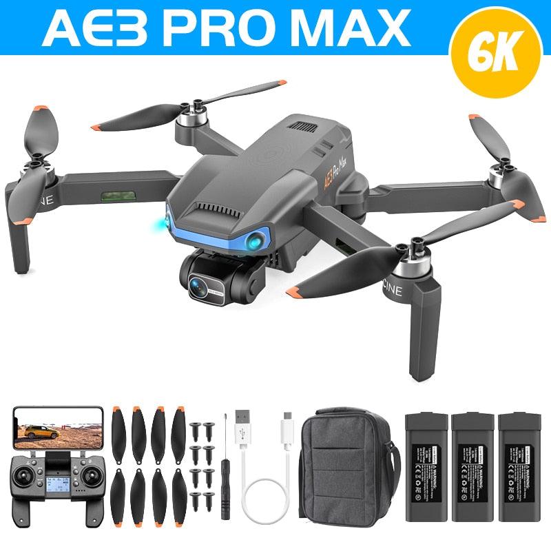 AE3 / AE3 PRO Max GPS Drone - 4K HD Dual Camera Professional Dron FPV EIS 3-Axis Gimbal Radar Obstacle Avoidance Quadcopter RC Toys Professional Camera Drone 5 AE3 / AE3 PRO Max GPS Drone - 4K HD Dual Camera Professional Dron FPV EIS 3-Axis Gimbal Radar Obstacle Avoidance Quadcopter RC Toys Professional Camera Drone - Image 5