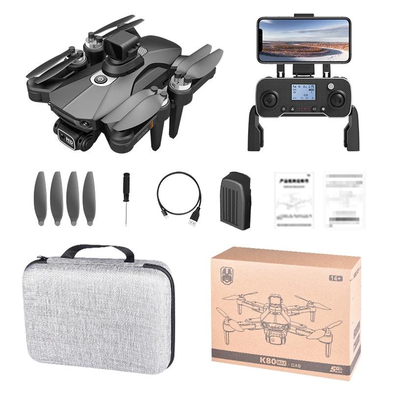K80 PRO MAX Drone - GPS 5G EIS 4K HD Dual HD Camera Professional Aerial Photography Brushless Motor Foldable Quadcopter RC Distance Professional Camera Drone 24 K80 PRO MAX Drone - GPS 5G EIS 4K HD Dual HD Camera Professional Aerial Photography Brushless Motor Foldable Quadcopter RC Distance Professional Camera Drone - Image 24