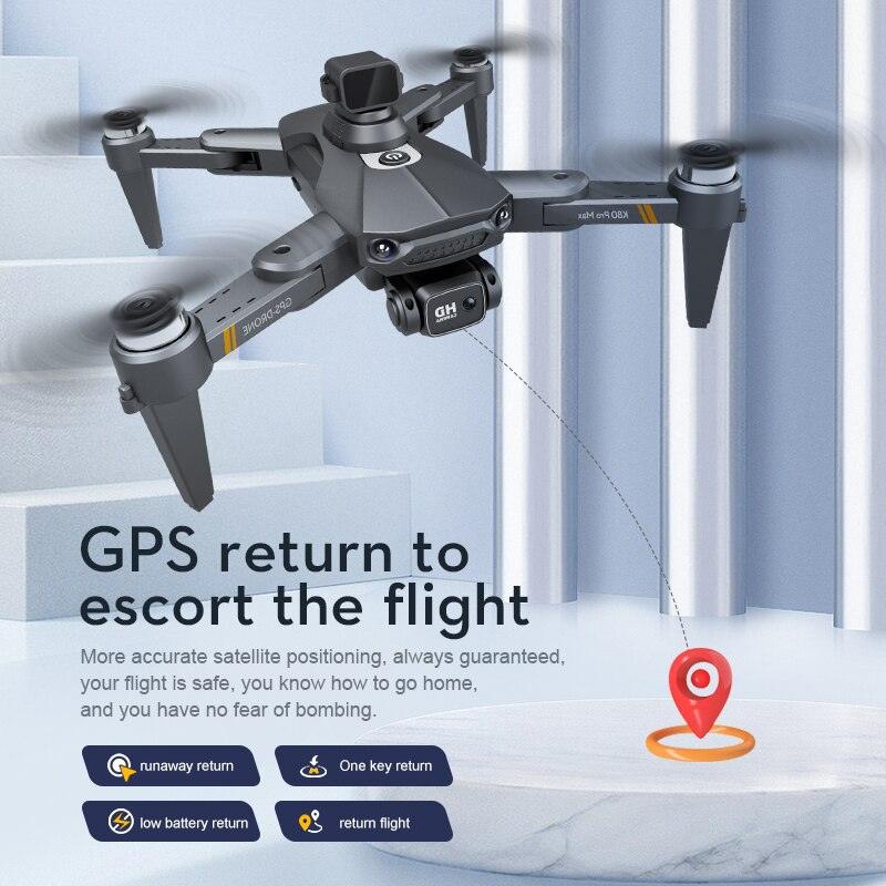 K80 PRO MAX Drone - GPS 5G EIS 4K HD Dual HD Camera Professional Aerial Photography Brushless Motor Foldable Quadcopter RC Distance Professional Camera Drone 23 K80 PRO MAX Drone - GPS 5G EIS 4K HD Dual HD Camera Professional Aerial Photography Brushless Motor Foldable Quadcopter RC Distance Professional Camera Drone - Image 23