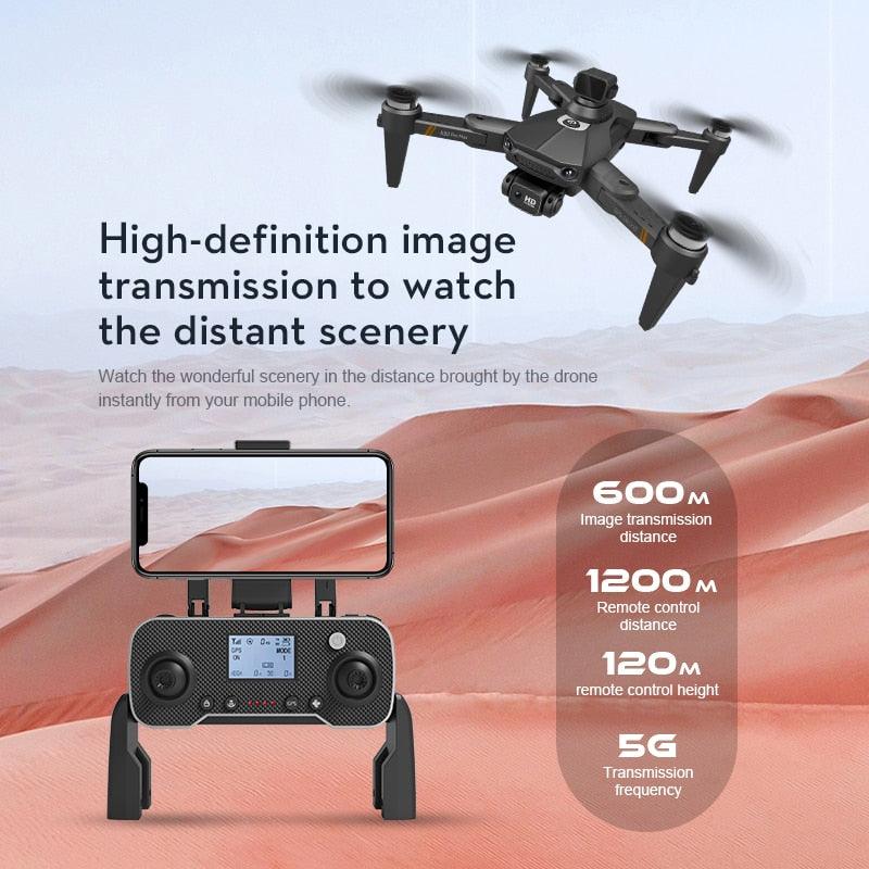 K80 PRO MAX Drone - GPS 5G EIS 4K HD Dual HD Camera Professional Aerial Photography Brushless Motor Foldable Quadcopter RC Distance Professional Camera Drone 22 K80 PRO MAX Drone - GPS 5G EIS 4K HD Dual HD Camera Professional Aerial Photography Brushless Motor Foldable Quadcopter RC Distance Professional Camera Drone - Image 22