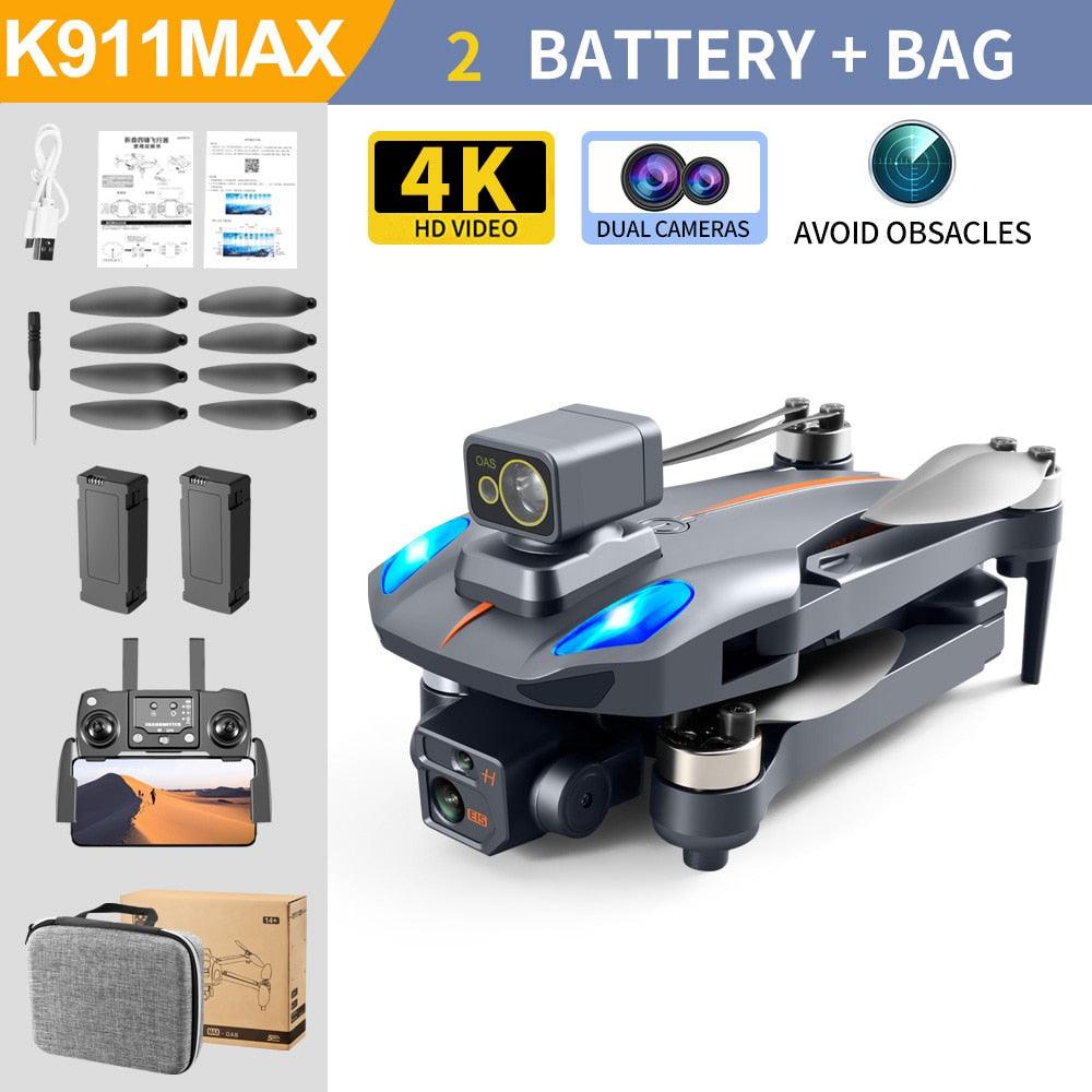 K911 MAX GPS Drone - 4K HD Professional Obstacle Avoidance 4k Dual HD Camera Brushless Motor Foldable Quadcopter RC Distance Gift Professional Camera Drone - Image 12