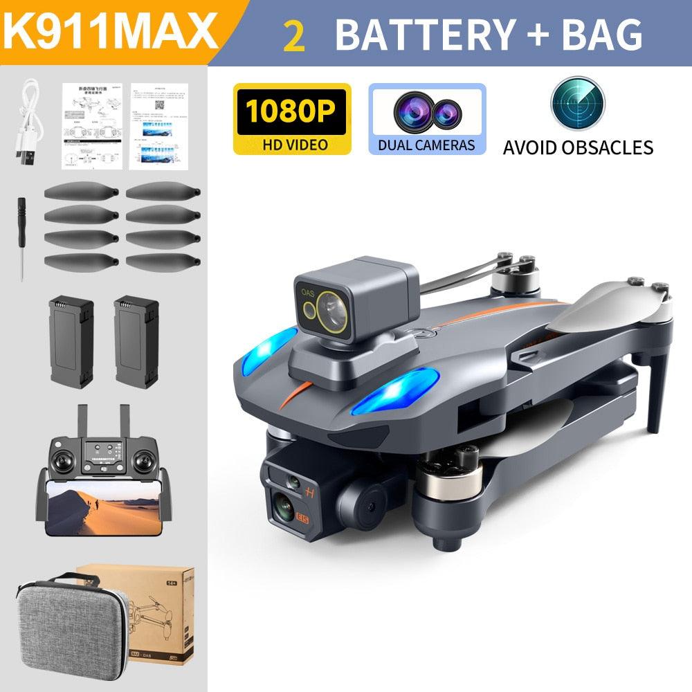 K911 MAX GPS Drone - 4K HD Professional Obstacle Avoidance 4k Dual HD Camera Brushless Motor Foldable Quadcopter RC Distance Gift Professional Camera Drone - Image 9