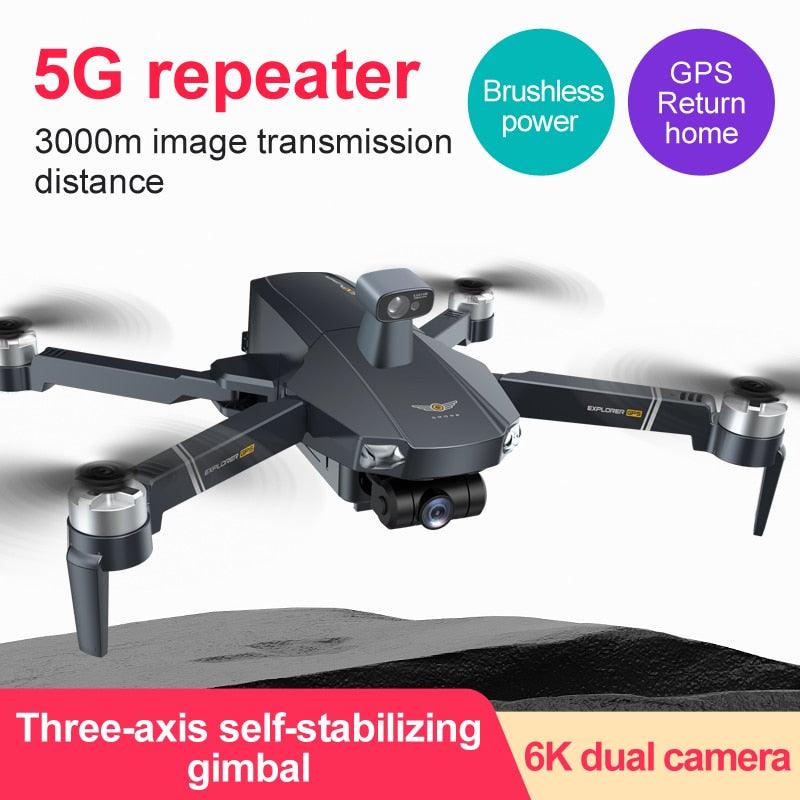 8819 Drone - 2023 NEW Drone Profesional Reperter GPS WIFI 3-Axis Gimbal Camera Helicopter Brushless Motor FPV 6K HD RC Quadcopter Aircraft Professional Camera Drone 22 8819 Drone - 2023 NEW Drone Profesional Reperter GPS WIFI 3-Axis Gimbal Camera Helicopter Brushless Motor FPV 6K HD RC Quadcopter Aircraft Professional Camera Drone - صورة 8819 Drone - 2023 NEW Drone Profesional Reperter GPS WIFI 3-Axis Gimbal Camera Helicopter Brushless Motor FPV 6K HD RC Quadcopter Aircraft Professional Camera Drone - صورة 22