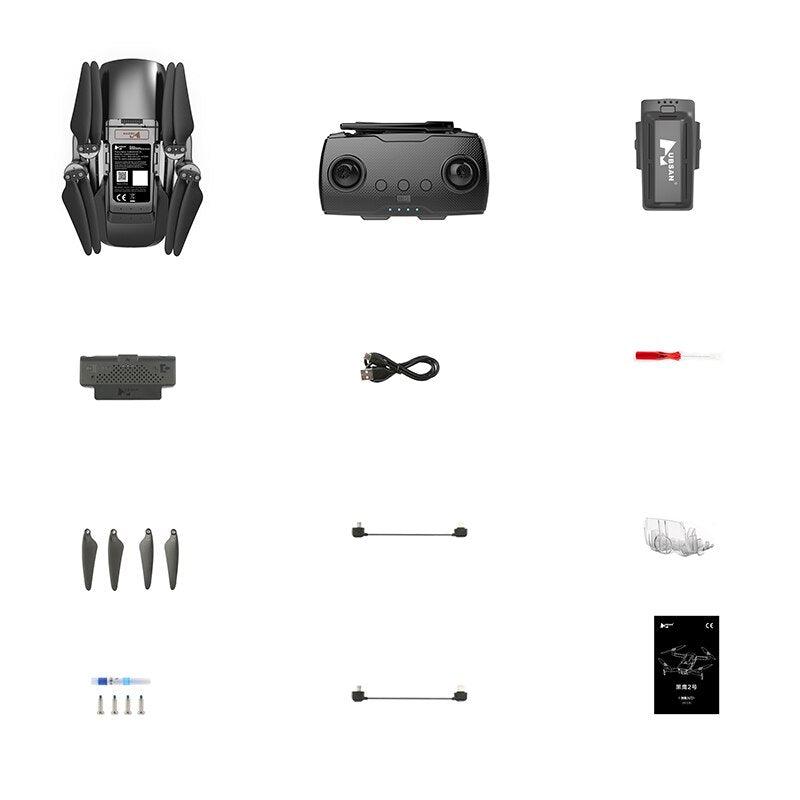Hubsan BlackHawk2 GPS Drone - 4k Profesional WIFI 5km 3-Axis Gimbal Camera Brushless Motor RC Helicopter Quadcopter 4 Hubsan BlackHawk2 GPS Drone - 4k Profesional WIFI 5km 3-Axis Gimbal Camera Brushless Motor RC Helicopter Quadcopter - Image 4