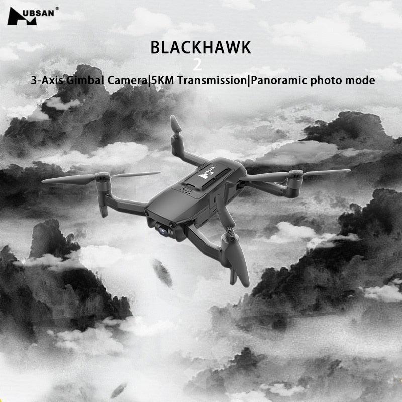 Hubsan BlackHawk2 GPS Drone - 4k Profesional WIFI 5km 3-Axis Gimbal Camera Brushless Motor RC Helicopter Quadcopter 3 Hubsan BlackHawk2 GPS Drone - 4k Profesional WIFI 5km 3-Axis Gimbal Camera Brushless Motor RC Helicopter Quadcopter - Image 3