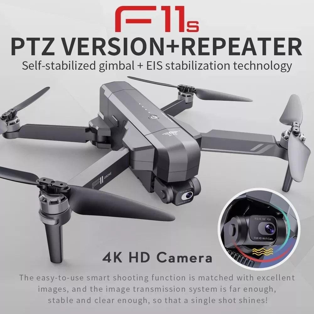 F11S PRO Drone - Supports 64G TF Card Professional 4K HD Camera Gimbal Brushless 5G Wifi Gps System Rc Distance 3Km RC Drones Toys Professional Camera Drone 16 F11S PRO Drone - Supports 64G TF Card Professional 4K HD Camera Gimbal Brushless 5G Wifi Gps System Rc Distance 3Km RC Drones Toys Professional Camera Drone — изображение 16