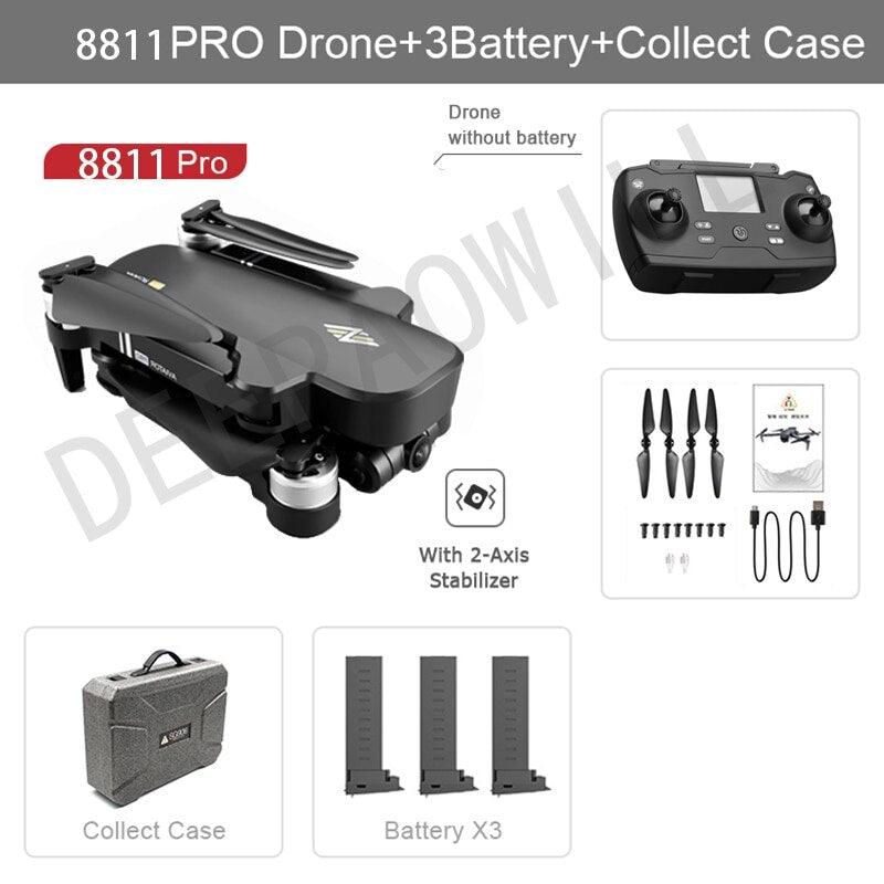 8811 Pro Drone - 6k HD Mechanical Gimbal Camera 2km Distance 5G Wifi Gps System Supports 32G TF Card Drones Professional Camera Drone 10 8811 Pro Drone - 6k HD Mechanical Gimbal Camera 2km Distance 5G Wifi Gps System Supports 32G TF Card Drones Professional Camera Drone — изображение 10