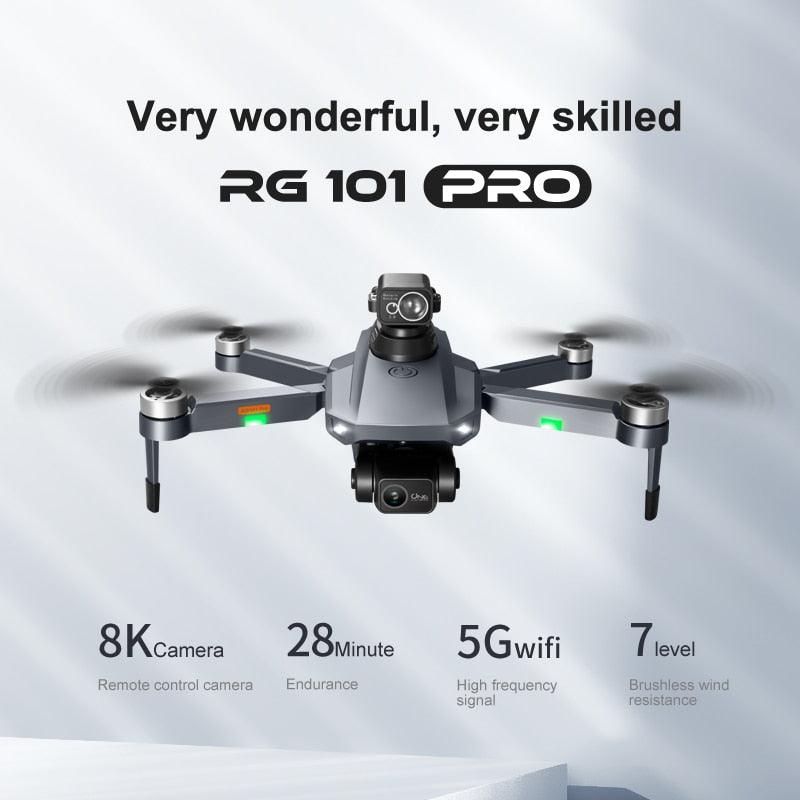 RG101 Pro Drone - 2-axis Gimbal 360° Obstacle Avoidance HD Dual Camera Aerial Photography Brushless GPS Foldable Return Quadcopter Professional Camera Drone 11 RG101 Pro Drone - 2-axis Gimbal 360° Obstacle Avoidance HD Dual Camera Aerial Photography Brushless GPS Foldable Return Quadcopter Professional Camera Drone - Image 11