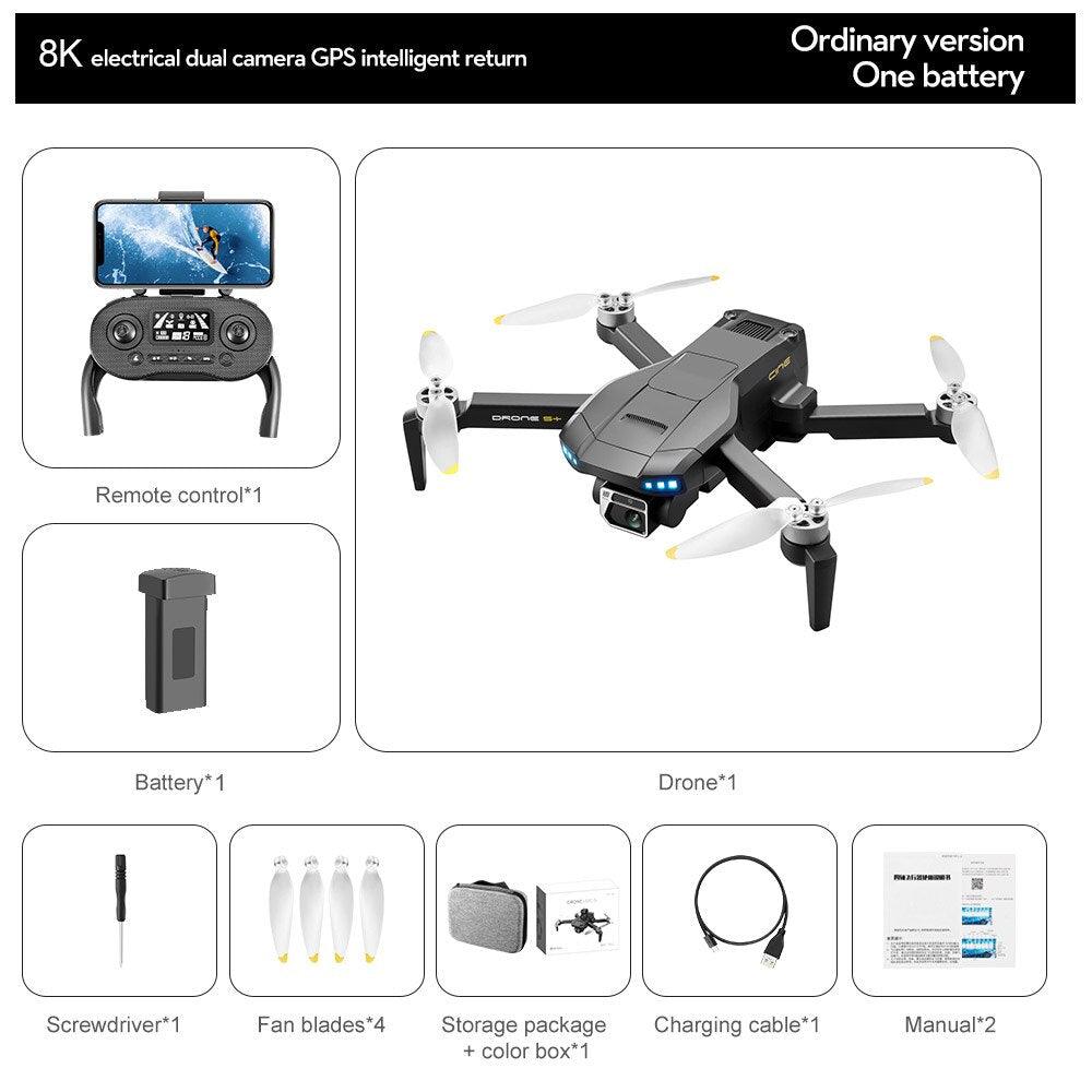 S+ Drone / S Plus Drone - GPS 6K HD Dual HD Camera RC Distance 1200M Laser Obstacle Avoidance Aerial Photography Brushless Motor Foldable Quadcopter Professional Camera Drone 9 S+ Drone / S Plus Drone - GPS 6K HD Dual HD Camera RC Distance 1200M Laser Obstacle Avoidance Aerial Photography Brushless Motor Foldable Quadcopter Professional Camera Drone - صورة S+ Drone / S Plus Drone - GPS 6K HD Dual HD Camera RC Distance 1200M Laser Obstacle Avoidance Aerial Photography Brushless Motor Foldable Quadcopter Professional Camera Drone - صورة 9