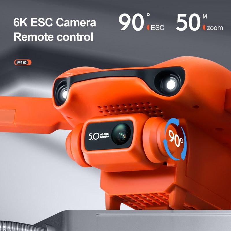 F12 GPS Drone - 4K HD professional 6K HD Dual Camera Wi-Fi FPV RC helicopter Brushless Foldable Quadcopter RC Distance 2KM Professional Camera Drone 16 F12 GPS Drone - 4K HD professional 6K HD Dual Camera Wi-Fi FPV RC helicopter Brushless Foldable Quadcopter RC Distance 2KM Professional Camera Drone - Image 16