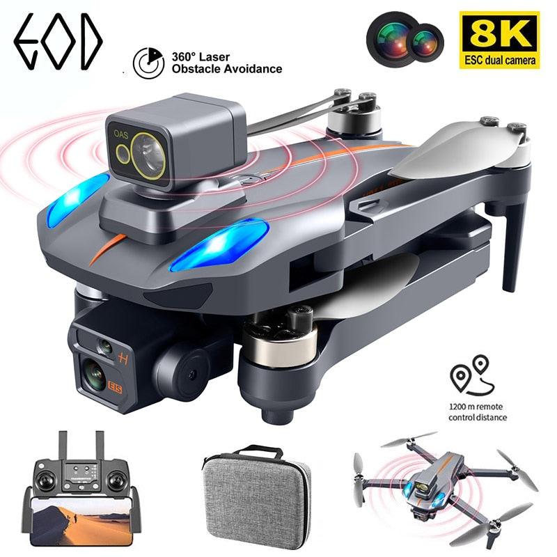 K911 MAX GPS Drone - 4K HD Professional Obstacle Avoidance 8K HD Dual HD Camera Brushless Motor Foldable Quadcopter RC Distance 1200M Professional Camera Drone 2 K911 MAX GPS Drone - 4K HD Professional Obstacle Avoidance 8K HD Dual HD Camera Brushless Motor Foldable Quadcopter RC Distance 1200M Professional Camera Drone — изображение 2