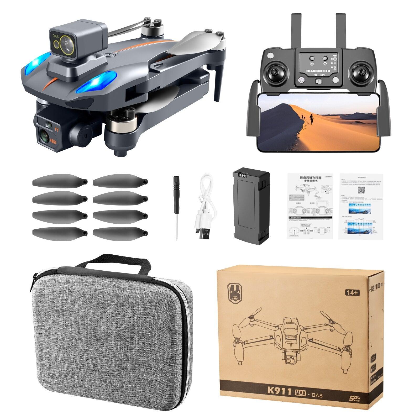 K911 MAX GPS Drone - 4K HD Professional Obstacle Avoidance 8K HD Dual HD Camera Brushless Motor Foldable Quadcopter RC Distance 1200M Professional Camera Drone 1 K911 MAX GPS Drone - 4K HD Professional Obstacle Avoidance 8K HD Dual HD Camera Brushless Motor Foldable Quadcopter RC Distance 1200M Professional Camera Drone