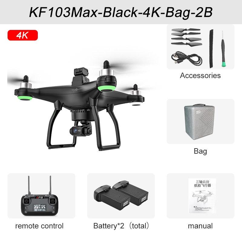 KF103 Drone - 2023 New Obstacle Avoidance Drone 4K HD 8K HD Camera 3-Axis Gimbal Anti-Shake Photography Brushless RC Aircraft Professional Camera Drone 16 KF103 Drone - 2023 New Obstacle Avoidance Drone 4K HD 8K HD Camera 3-Axis Gimbal Anti-Shake Photography Brushless RC Aircraft Professional Camera Drone - Image 16
