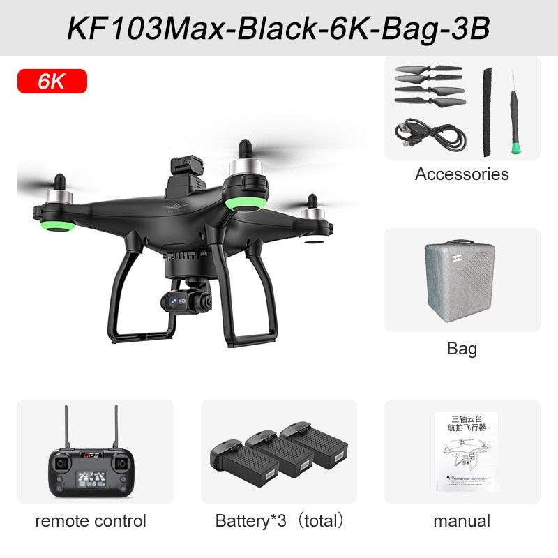 KF103 Drone - 2023 New Obstacle Avoidance Drone 4K HD 8K HD Camera 3-Axis Gimbal Anti-Shake Photography Brushless RC Aircraft Professional Camera Drone 12 KF103 Drone - 2023 New Obstacle Avoidance Drone 4K HD 8K HD Camera 3-Axis Gimbal Anti-Shake Photography Brushless RC Aircraft Professional Camera Drone - Image 12