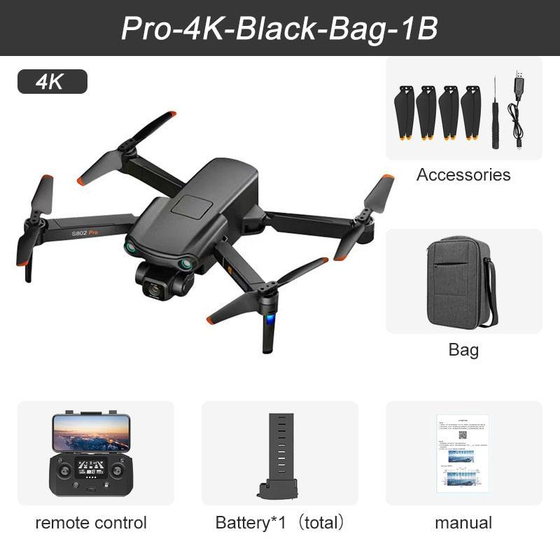 2024 New S802 GPS Drone - 8K HD Professional 3-Axis EIS Gimbal Camera 360° Obstacle Avoidance Brushless Motor Foldable Quadcopter Professional Camera Drone 13 2024 New S802 GPS Drone - 8K HD Professional 3-Axis EIS Gimbal Camera 360° Obstacle Avoidance Brushless Motor Foldable Quadcopter Professional Camera Drone — изображение 13