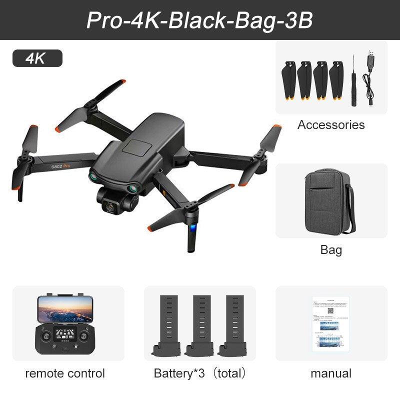 2024 New S802 GPS Drone - 8K HD Professional 3-Axis EIS Gimbal Camera 360° Obstacle Avoidance Brushless Motor Foldable Quadcopter Professional Camera Drone 9 2024 New S802 GPS Drone - 8K HD Professional 3-Axis EIS Gimbal Camera 360° Obstacle Avoidance Brushless Motor Foldable Quadcopter Professional Camera Drone — изображение 9