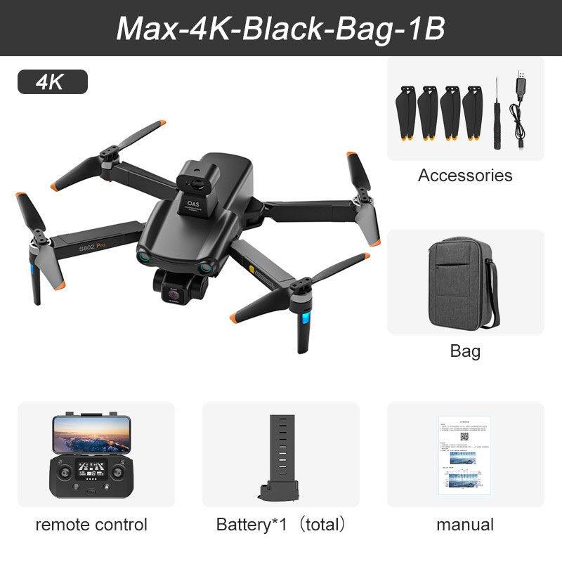 2024 New S802 GPS Drone - 8K HD Professional 3-Axis EIS Gimbal Camera 360° Obstacle Avoidance Brushless Motor Foldable Quadcopter Professional Camera Drone 7 2024 New S802 GPS Drone - 8K HD Professional 3-Axis EIS Gimbal Camera 360° Obstacle Avoidance Brushless Motor Foldable Quadcopter Professional Camera Drone — изображение 7