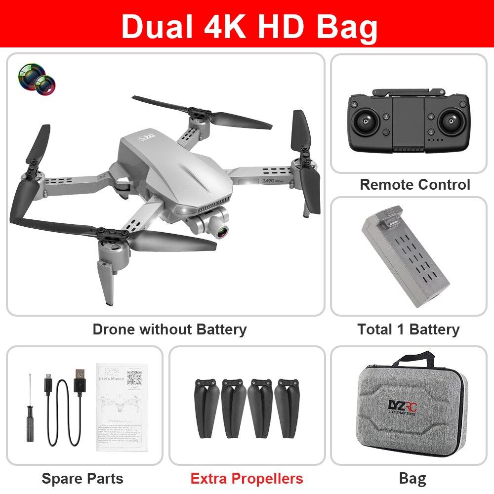 L106 Pro GPS Drone - HD 4K HD Camera Professional Aerial Photography Foldable Quadcopter Stable Anti-shake Two-axis Gimbal Kid's Gift Professional Camera Drone 28 L106 Pro GPS Drone - HD 4K HD Camera Professional Aerial Photography Foldable Quadcopter Stable Anti-shake Two-axis Gimbal Kid's Gift Professional Camera Drone - صورة L106 Pro GPS Drone - HD 4K HD Camera Professional Aerial Photography Foldable Quadcopter Stable Anti-shake Two-axis Gimbal Kid's Gift Professional Camera Drone - صورة 28