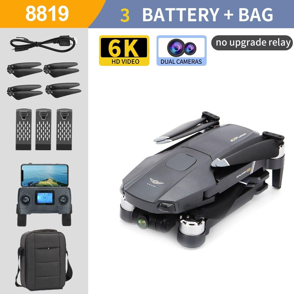 8819 pro Drone - 3-Axis Gimbal 8k Profesional with HD Camera 5G GPS WIFI FPV Brushless Motor Dron Obstacle Avoidance RC Quadcopter Professional Camera Drone 6 8819 pro Drone - 3-Axis Gimbal 8k Profesional with HD Camera 5G GPS WIFI FPV Brushless Motor Dron Obstacle Avoidance RC Quadcopter Professional Camera Drone - صورة 8819 pro Drone - 3-Axis Gimbal 8k Profesional with HD Camera 5G GPS WIFI FPV Brushless Motor Dron Obstacle Avoidance RC Quadcopter Professional Camera Drone - صورة 6