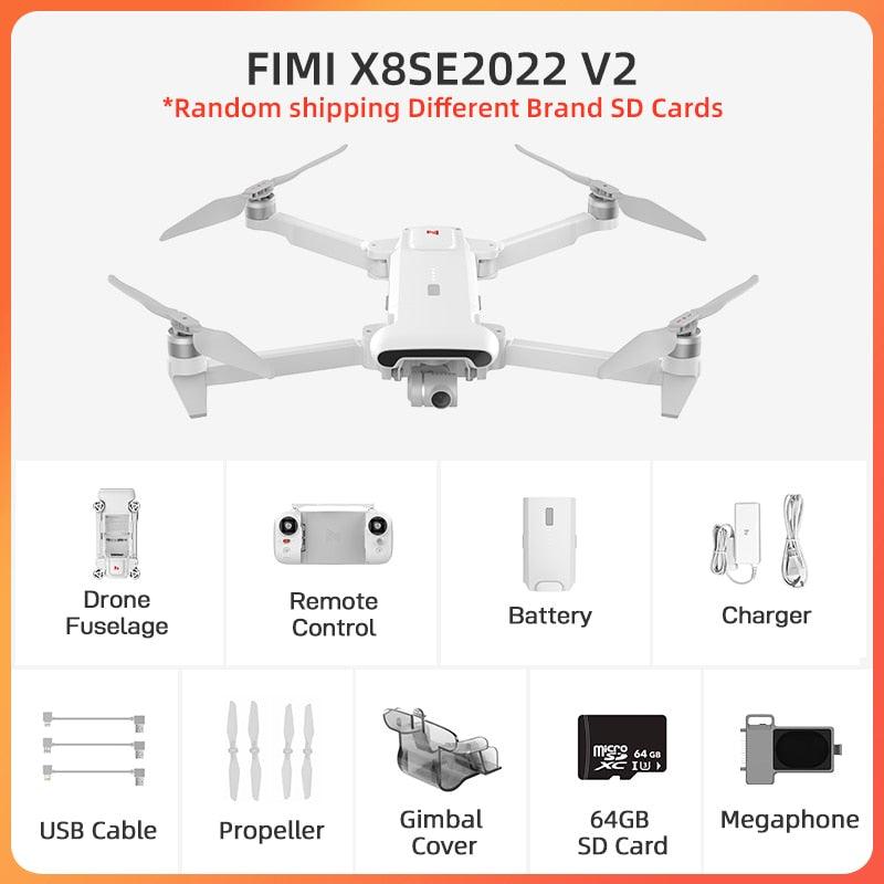 FIMI X8SE 2022 V2 Camera Drone 10KM 4K HD professional Quadcopter camera RC Helicopter FPV 3-axis Gimbal 4K HD Camera GPS RC Drone Professional Camera Drone 4 FIMI X8SE 2022 V2 Camera Drone 10KM 4K HD professional Quadcopter camera RC Helicopter FPV 3-axis Gimbal 4K HD Camera GPS RC Drone Professional Camera Drone - Image 4