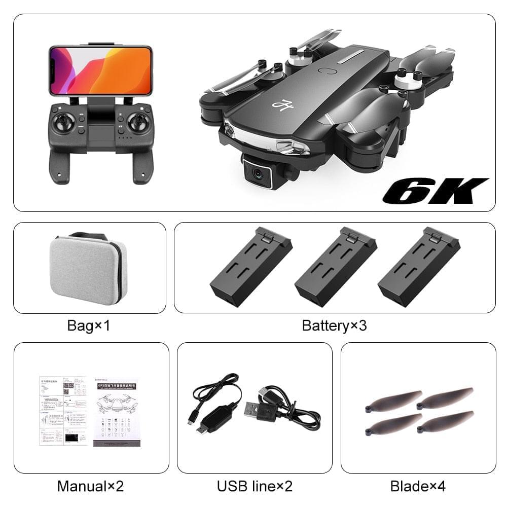 2024 New GPS Drone - 6K HD Camera Professional Aerial Photography Brushless Foldable Quadcopter FPV WIFI RC Distance 2000M Gifts Professional Camera Drone - Image 11