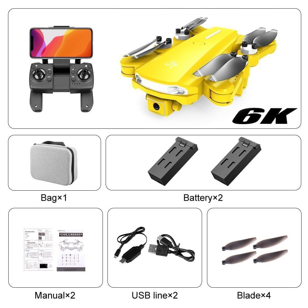 2024 New GPS Drone - 6K HD Camera Professional Aerial Photography Brushless Foldable Quadcopter FPV WIFI RC Distance 2000M Gifts Professional Camera Drone - Image 4