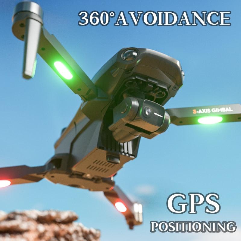 X38 PRO Drone - GPS 8K HD Professional Aerial 3-Axis Gimbal Brushless Obstacle Avoidance Drone Brushless Quadcopter RC Drone Toy Professional Camera Drone 8 X38 PRO Drone - GPS 8K HD Professional Aerial 3-Axis Gimbal Brushless Obstacle Avoidance Drone Brushless Quadcopter RC Drone Toy Professional Camera Drone - صورة X38 PRO Drone - GPS 8K HD Professional Aerial 3-Axis Gimbal Brushless Obstacle Avoidance Drone Brushless Quadcopter RC Drone Toy Professional Camera Drone - صورة 8