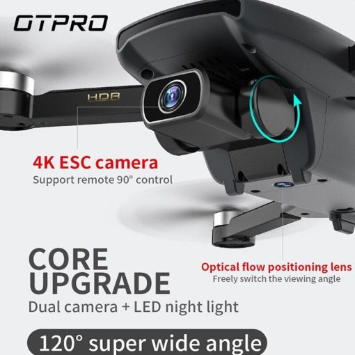 OTPRO GPS Drone - With 4K HD 5G WIFI HD Camera Brushless Motor RC Quadcopter Professional Foldable Helicopter Professional Camera Drone 6 OTPRO GPS Drone - With 4K HD 5G WIFI HD Camera Brushless Motor RC Quadcopter Professional Foldable Helicopter Professional Camera Drone - صورة OTPRO GPS Drone - With 4K HD 5G WIFI HD Camera Brushless Motor RC Quadcopter Professional Foldable Helicopter Professional Camera Drone - صورة 6