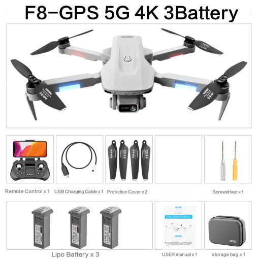 F8 GPS Drone - 2023 New Drone 6K HD Professional HD Camera GPS 5G WiFi FPV Drones Obstacle Avoidance Brushless Motor Quadcopter RC Helicopter Professional Camera Drone 8 F8 GPS Drone - 2023 New Drone 6K HD Professional HD Camera GPS 5G WiFi FPV Drones Obstacle Avoidance Brushless Motor Quadcopter RC Helicopter Professional Camera Drone - صورة F8 GPS Drone - 2023 New Drone 6K HD Professional HD Camera GPS 5G WiFi FPV Drones Obstacle Avoidance Brushless Motor Quadcopter RC Helicopter Professional Camera Drone - صورة 8