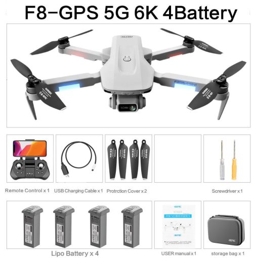 F8 GPS Drone - 2023 New Drone 6K HD Professional HD Camera GPS 5G WiFi FPV Drones Obstacle Avoidance Brushless Motor Quadcopter RC Helicopter Professional Camera Drone 5 F8 GPS Drone - 2023 New Drone 6K HD Professional HD Camera GPS 5G WiFi FPV Drones Obstacle Avoidance Brushless Motor Quadcopter RC Helicopter Professional Camera Drone - صورة F8 GPS Drone - 2023 New Drone 6K HD Professional HD Camera GPS 5G WiFi FPV Drones Obstacle Avoidance Brushless Motor Quadcopter RC Helicopter Professional Camera Drone - صورة 5