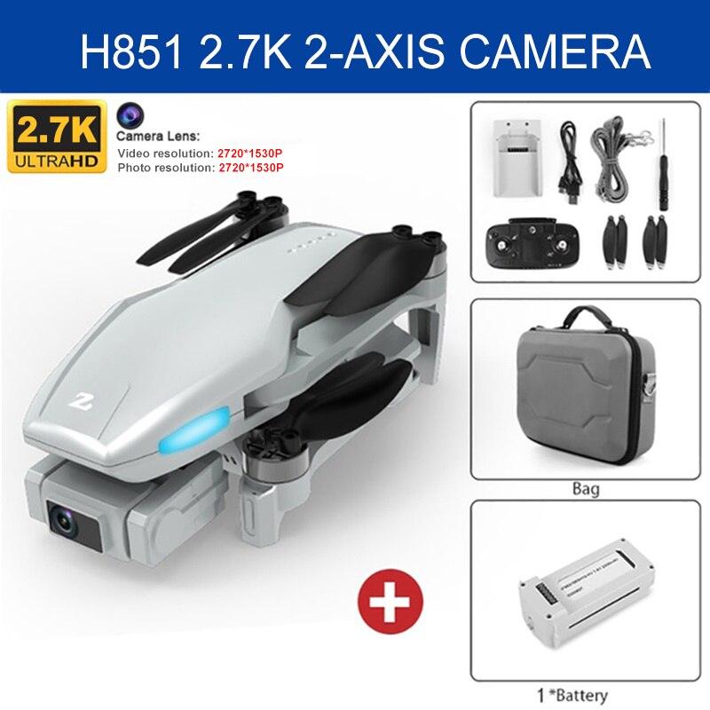 H851 GPS Drone - 4K HD Dual Camera Wifi Fpv 2-Axis RC Helicopter Height Hold Headless Mode Professional Foldable Quadcopter RC Toy Professional Camera Drone 10 H851 GPS Drone - 4K HD Dual Camera Wifi Fpv 2-Axis RC Helicopter Height Hold Headless Mode Professional Foldable Quadcopter RC Toy Professional Camera Drone — изображение 10