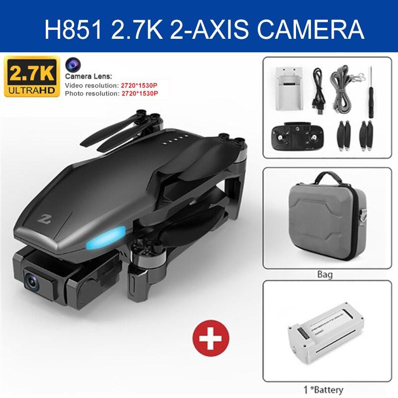 H851 GPS Drone - 4K HD Dual Camera Wifi Fpv 2-Axis RC Helicopter Height Hold Headless Mode Professional Foldable Quadcopter RC Toy Professional Camera Drone 9 H851 GPS Drone - 4K HD Dual Camera Wifi Fpv 2-Axis RC Helicopter Height Hold Headless Mode Professional Foldable Quadcopter RC Toy Professional Camera Drone — изображение 9
