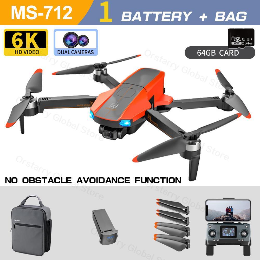 MS-712 Drone - GPS 5G 3-Axis Gimbal 8K HD UHD Camera Support TF Card Helicopter Brushless Motor FPV Quadcopter Aircraft Professional Camera Drone 12 MS-712 Drone - GPS 5G 3-Axis Gimbal 8K HD UHD Camera Support TF Card Helicopter Brushless Motor FPV Quadcopter Aircraft Professional Camera Drone - Image 12