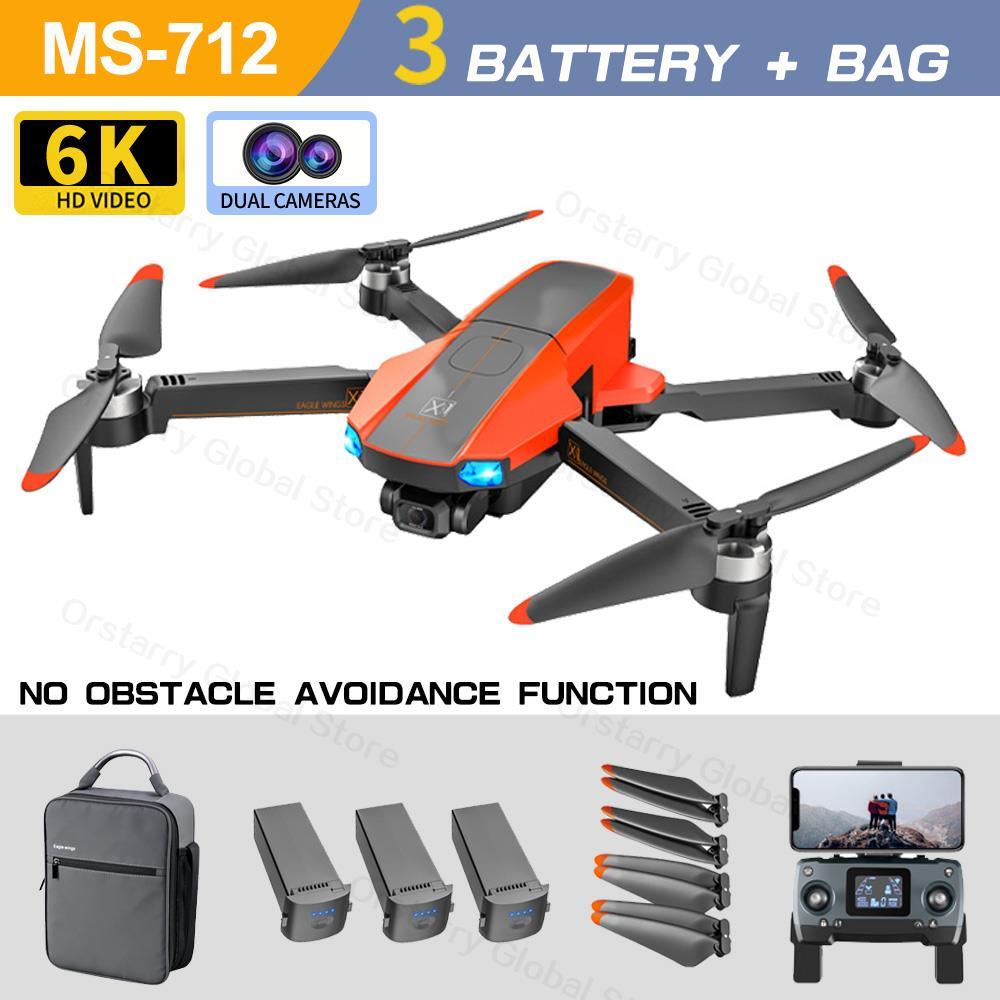 MS-712 Drone - GPS 5G 3-Axis Gimbal 8K HD UHD Camera Support TF Card Helicopter Brushless Motor FPV Quadcopter Aircraft Professional Camera Drone 9 MS-712 Drone - GPS 5G 3-Axis Gimbal 8K HD UHD Camera Support TF Card Helicopter Brushless Motor FPV Quadcopter Aircraft Professional Camera Drone - Image 9