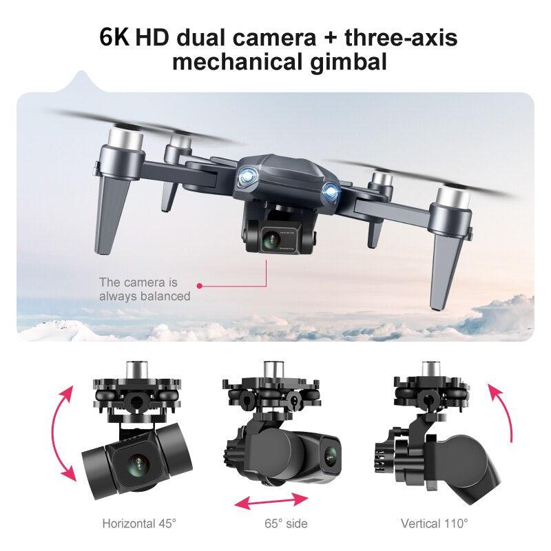 RG106 /RG106 Pro Drone - Camera 4K HD GPS Profesional Obstacle avoidance With 3Axis Brushless 8K HD RC Helicopter 5G WiFi Fpv Quadcopter Professional Camera Drone 29 RG106 /RG106 Pro Drone - Camera 4K HD GPS Profesional Obstacle avoidance With 3Axis Brushless 8K HD RC Helicopter 5G WiFi Fpv Quadcopter Professional Camera Drone - صورة RG106 /RG106 Pro Drone - Camera 4K HD GPS Profesional Obstacle avoidance With 3Axis Brushless 8K HD RC Helicopter 5G WiFi Fpv Quadcopter Professional Camera Drone - صورة 29