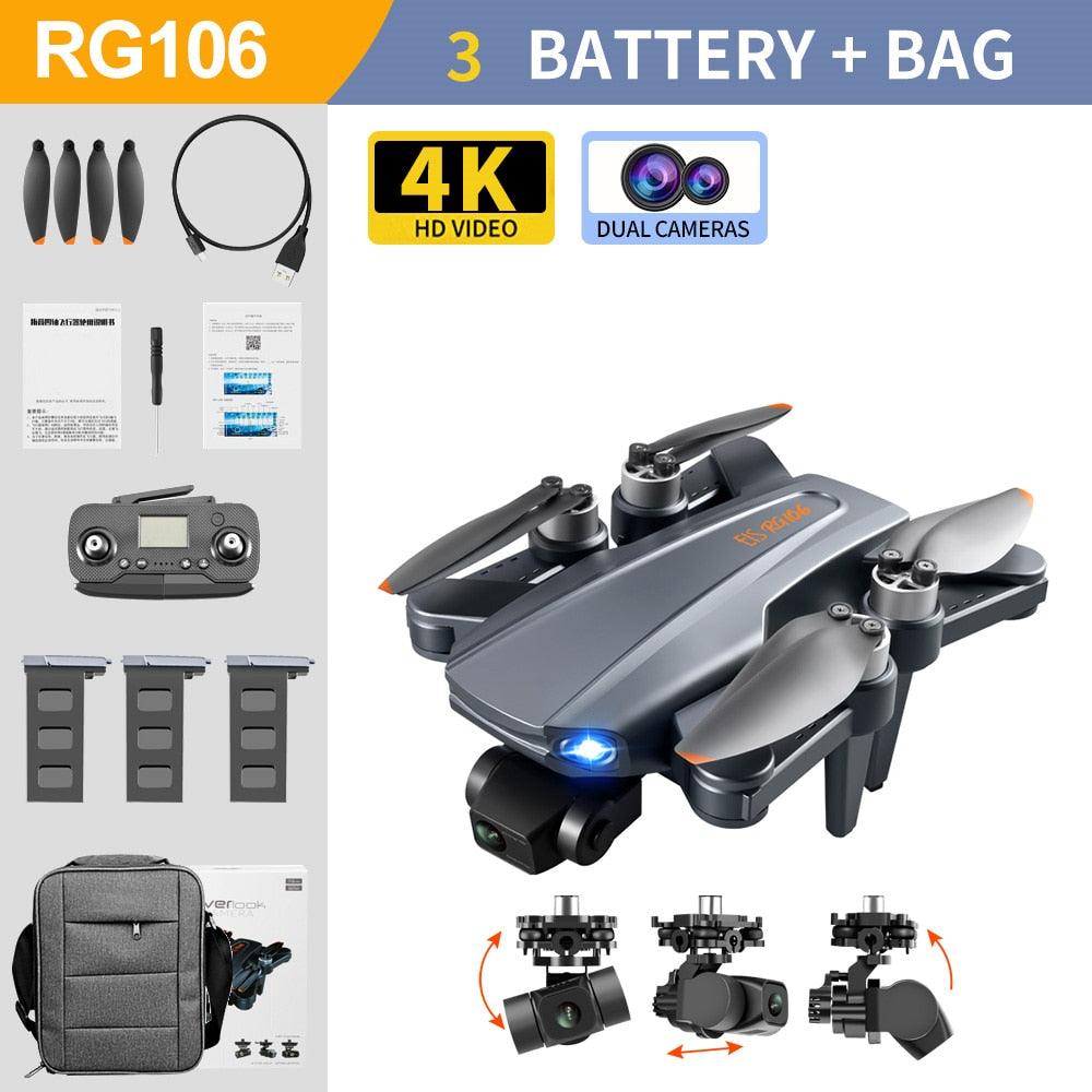 RG106 /RG106 Pro Drone - Camera 4K HD GPS Profesional Obstacle avoidance With 3Axis Brushless 8K HD RC Helicopter 5G WiFi Fpv Quadcopter Professional Camera Drone 5 RG106 /RG106 Pro Drone - Camera 4K HD GPS Profesional Obstacle avoidance With 3Axis Brushless 8K HD RC Helicopter 5G WiFi Fpv Quadcopter Professional Camera Drone - صورة RG106 /RG106 Pro Drone - Camera 4K HD GPS Profesional Obstacle avoidance With 3Axis Brushless 8K HD RC Helicopter 5G WiFi Fpv Quadcopter Professional Camera Drone - صورة 5