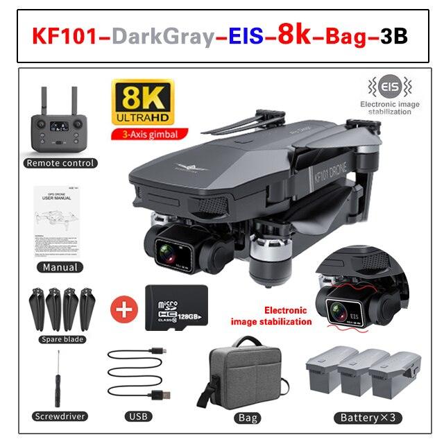 New GPS Drone 4k Profesional 8K HD Camera 3-Axis Gimbal  Aerial Photography Brushless Foldable Quadcopter RC Dron Toys Gifts Professional Camera Drone - Bild 9