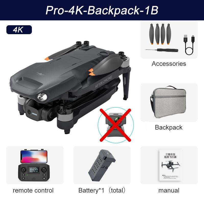 KF106 GPS Drone - 4K HD Profesional 8K HD Camera 3-axis anti-shake Gimbal Obstacle Avoidance aerial photography aircraft Quadcopter Professional Camera Drone 11 KF106 GPS Drone - 4K HD Profesional 8K HD Camera 3-axis anti-shake Gimbal Obstacle Avoidance aerial photography aircraft Quadcopter Professional Camera Drone — изображение 11