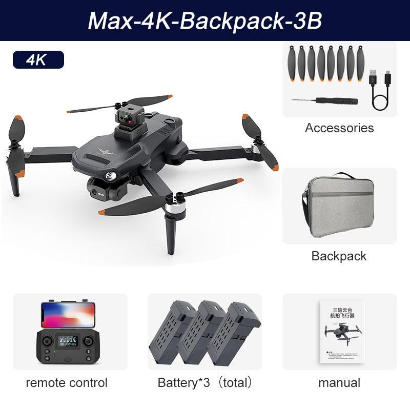 KF106 GPS Drone - 4K HD Profesional 8K HD Camera 3-axis anti-shake Gimbal Obstacle Avoidance aerial photography aircraft Quadcopter Professional Camera Drone 9 KF106 GPS Drone - 4K HD Profesional 8K HD Camera 3-axis anti-shake Gimbal Obstacle Avoidance aerial photography aircraft Quadcopter Professional Camera Drone — изображение 9