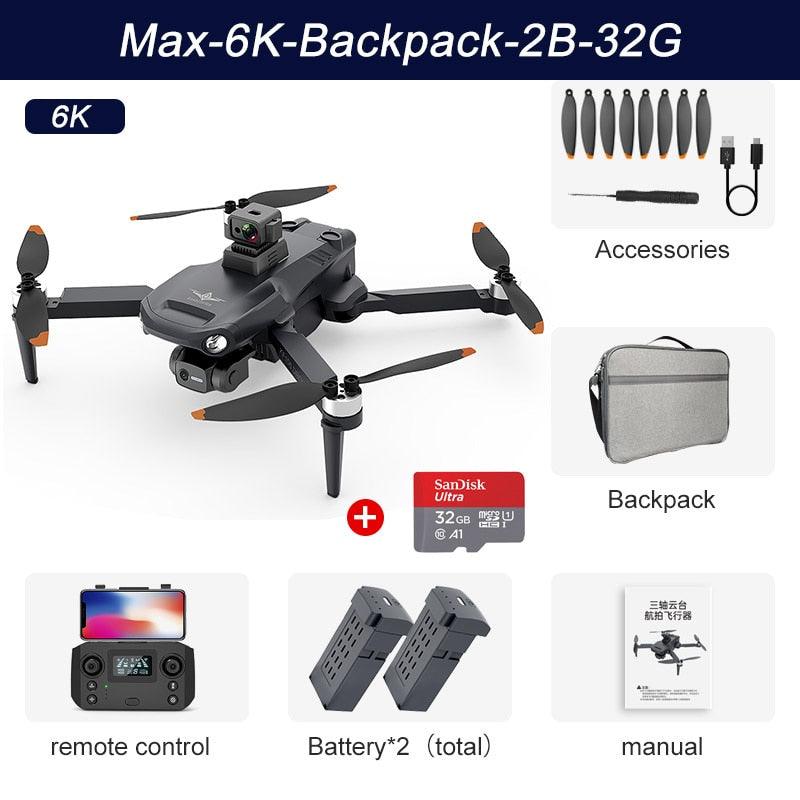 KF106 GPS Drone - 4K HD Profesional 8K HD Camera 3-axis anti-shake Gimbal Obstacle Avoidance aerial photography aircraft Quadcopter Professional Camera Drone 8 KF106 GPS Drone - 4K HD Profesional 8K HD Camera 3-axis anti-shake Gimbal Obstacle Avoidance aerial photography aircraft Quadcopter Professional Camera Drone — изображение 8