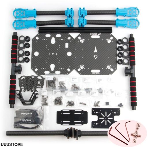 HolyBro X500 V2 Frame Kit / ARF Kit - 500mm Wheelbase Carbon Fiber Frame Kit 4PCS 2216 KV880 Motor 20A ESC 1045 Propeller PDB Combo Camera Drone 3 HolyBro X500 V2 Frame Kit / ARF Kit - 500mm Wheelbase Carbon Fiber Frame Kit 4PCS 2216 KV880 Motor 20A ESC 1045 Propeller PDB Combo Camera Drone - صورة HolyBro X500 V2 Frame Kit / ARF Kit - 500mm Wheelbase Carbon Fiber Frame Kit 4PCS 2216 KV880 Motor 20A ESC 1045 Propeller PDB Combo Camera Drone - صورة 3