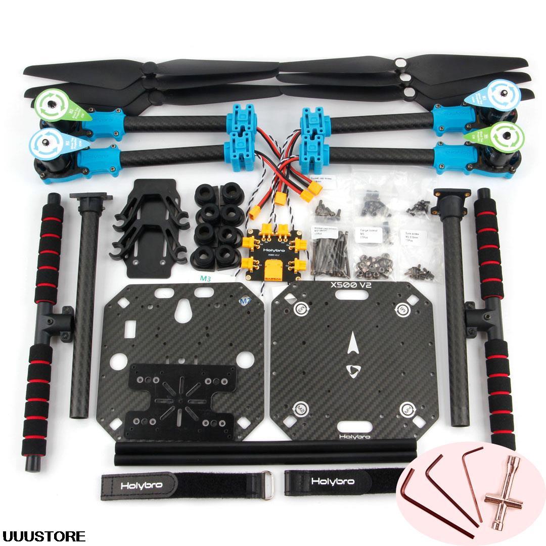 HolyBro X500 V2 Frame Kit / ARF Kit - 500mm Wheelbase Carbon Fiber Frame Kit 4PCS 2216 KV880 Motor 20A ESC 1045 Propeller PDB Combo Camera Drone 2 HolyBro X500 V2 Frame Kit / ARF Kit - 500mm Wheelbase Carbon Fiber Frame Kit 4PCS 2216 KV880 Motor 20A ESC 1045 Propeller PDB Combo Camera Drone - Image 2