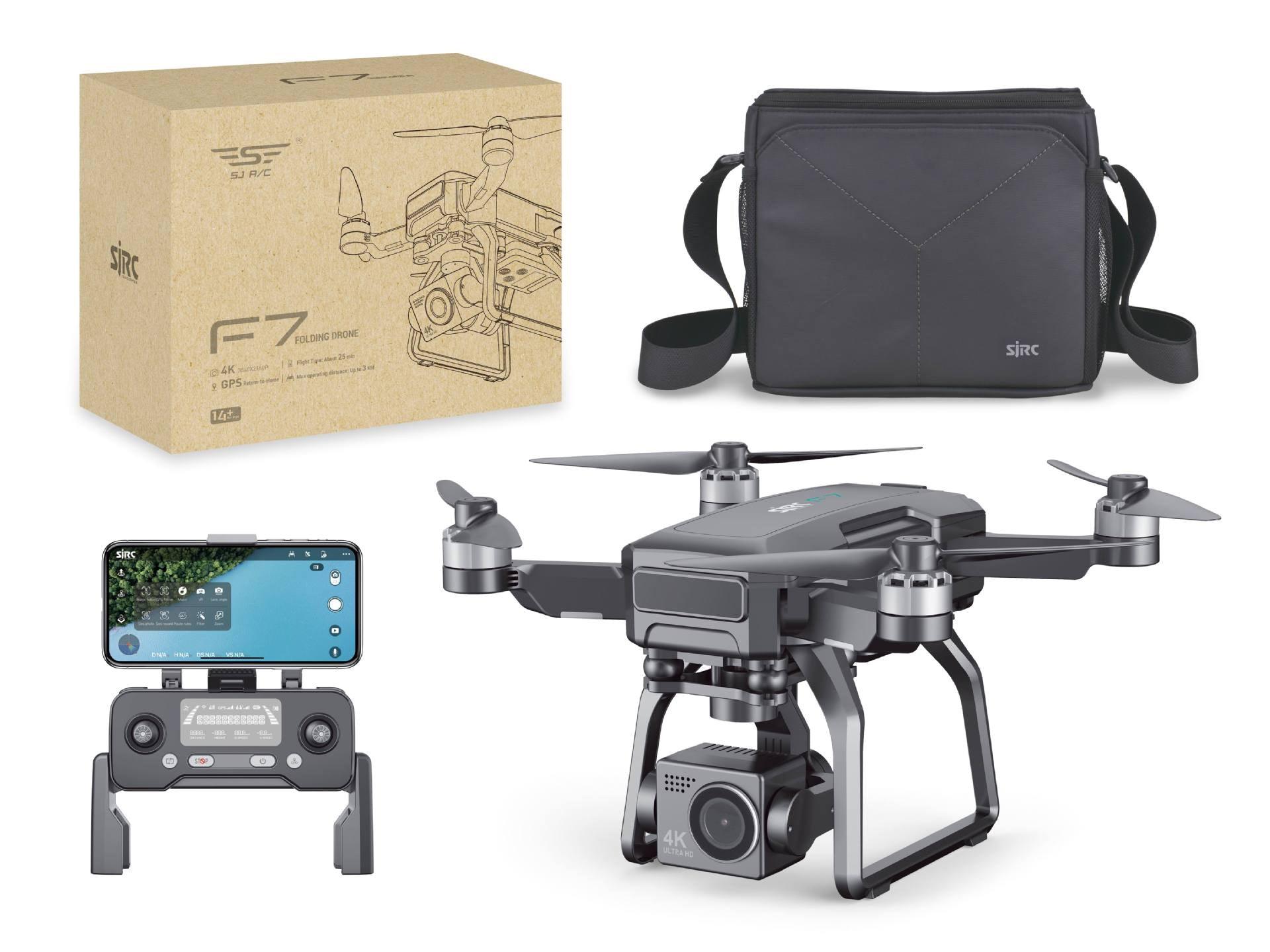 SJRC F7 PRO / F7S Pro Drone - 4K HD Camera 3 Axis Gimbal 360° Obstacle Avoidance 3KM GPS Professional Quadcopter Professional Camera Drone 9 SJRC F7 PRO / F7S Pro Drone - 4K HD Camera 3 Axis Gimbal 360° Obstacle Avoidance 3KM GPS Professional Quadcopter Professional Camera Drone - Image 9