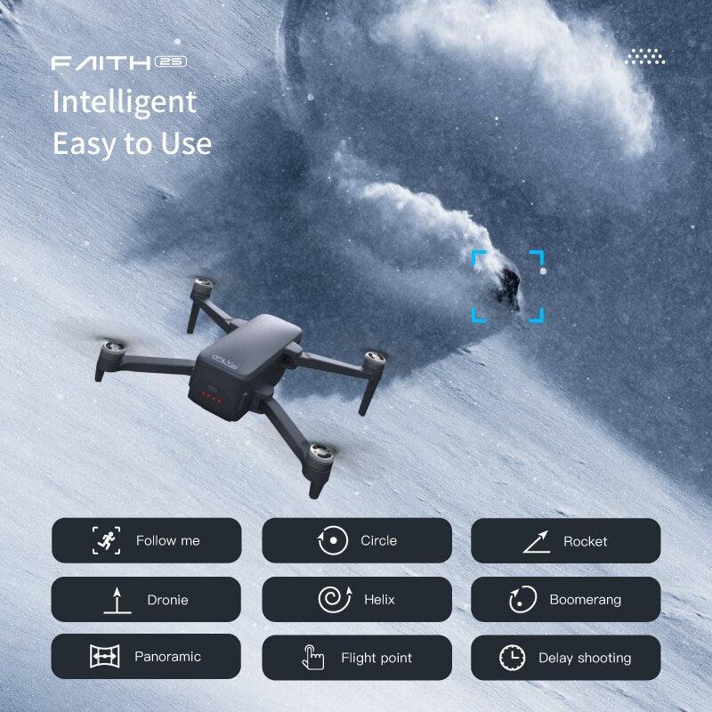 JINHENG FAITH 2S GPS Drone - 4K HD Dual Camera 3-Axis Gimbal Digital Graphics 7KM Brushless Motor Quadcopter Professional Camera Drone 18 JINHENG FAITH 2S GPS Drone - 4K HD Dual Camera 3-Axis Gimbal Digital Graphics 7KM Brushless Motor Quadcopter Professional Camera Drone - صورة JINHENG FAITH 2S GPS Drone - 4K HD Dual Camera 3-Axis Gimbal Digital Graphics 7KM Brushless Motor Quadcopter Professional Camera Drone - صورة 18