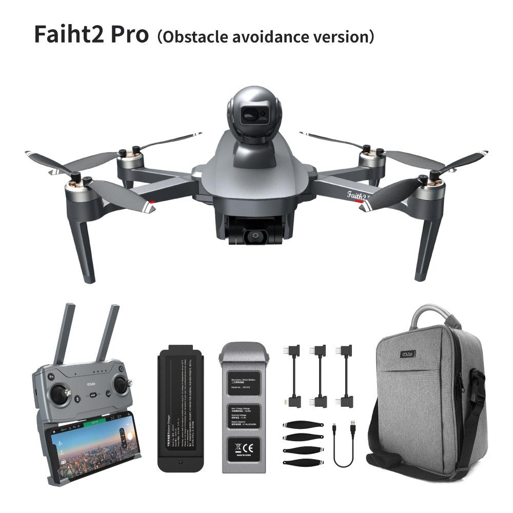 CFLY Faith 2pro Drone - 3-Axis Gimbal Camera,4K Video 5 Directions of Obstacle Sensing,32 Mins Flight Time,6km Video Transmission — изображение 5