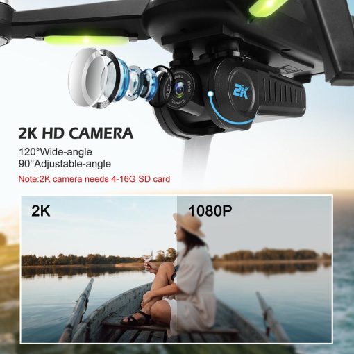 JJRC JJPRO X5 Drone - Brushless Drone with 2K FHD Camera Video 5G WiFi FPV GPS Drone for Adults, 30km/h 20 mins Flight Time Quadcopter 6 JJRC JJPRO X5 Drone - Brushless Drone with 2K FHD Camera Video 5G WiFi FPV GPS Drone for Adults, 30km/h 20 mins Flight Time Quadcopter — изображение 6