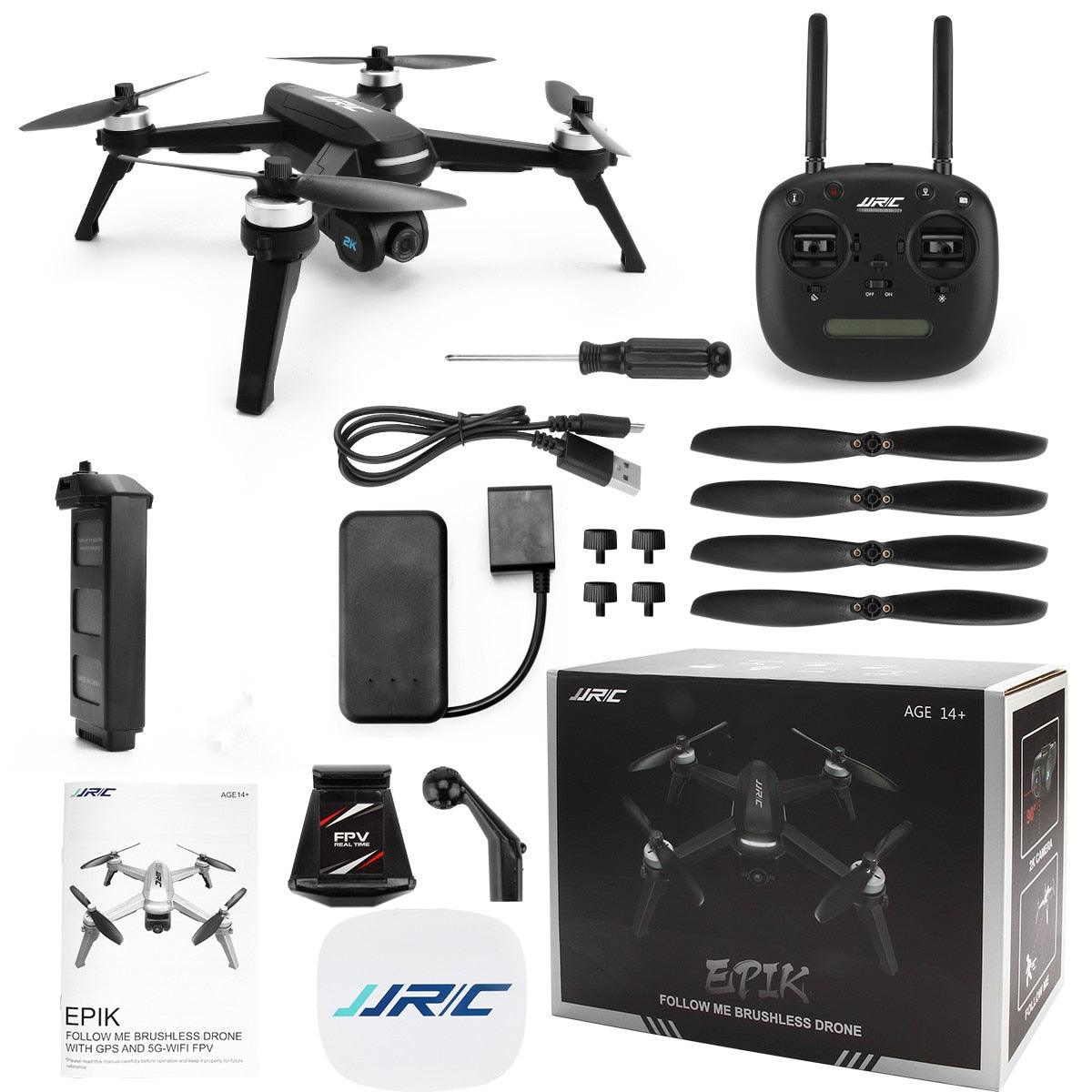 JJRC JJPRO X5 Drone - Brushless Drone with 2K FHD Camera Video 5G WiFi FPV GPS Drone for Adults, 30km/h 20 mins Flight Time Quadcopter 3 JJRC JJPRO X5 Drone - Brushless Drone with 2K FHD Camera Video 5G WiFi FPV GPS Drone for Adults, 30km/h 20 mins Flight Time Quadcopter - Image 3