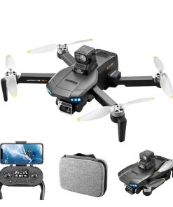 S+ GPS Drone - 6K HD Dual HD Camera Laser Obstacle Avoidance Aerial Photography Brushless Motor Foldable Drone Quadcopter RC Distance 1200M Professional Camera Drone