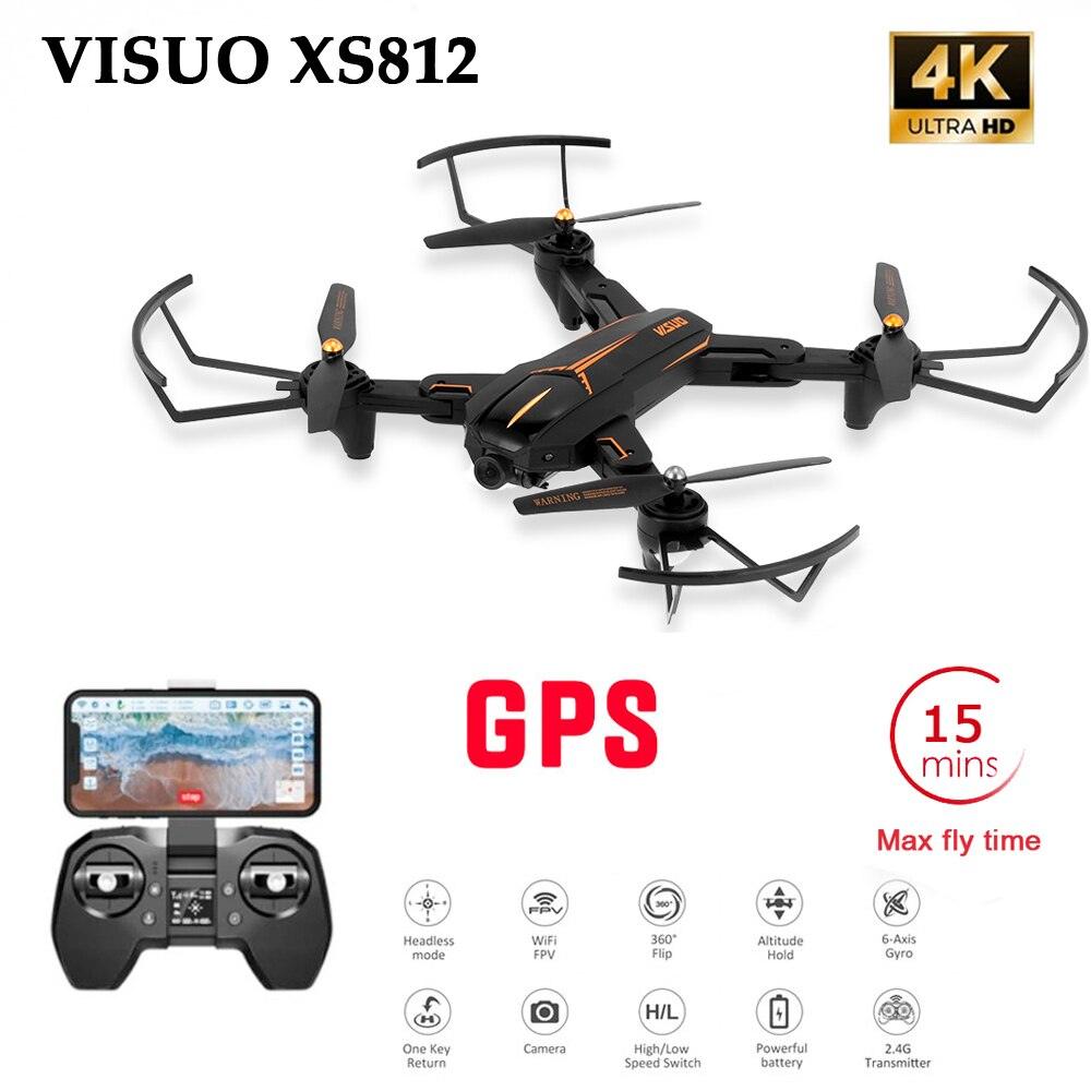 VISUO XS812 Drone - GPS 5G WiFi FPV With 4K HD FHD Camera Foldable RC Drone Quadcopter RTF Kids Birth Gift Professional Camera Drone 2 VISUO XS812 Drone - GPS 5G WiFi FPV With 4K HD FHD Camera Foldable RC Drone Quadcopter RTF Kids Birth Gift Professional Camera Drone — изображение 2